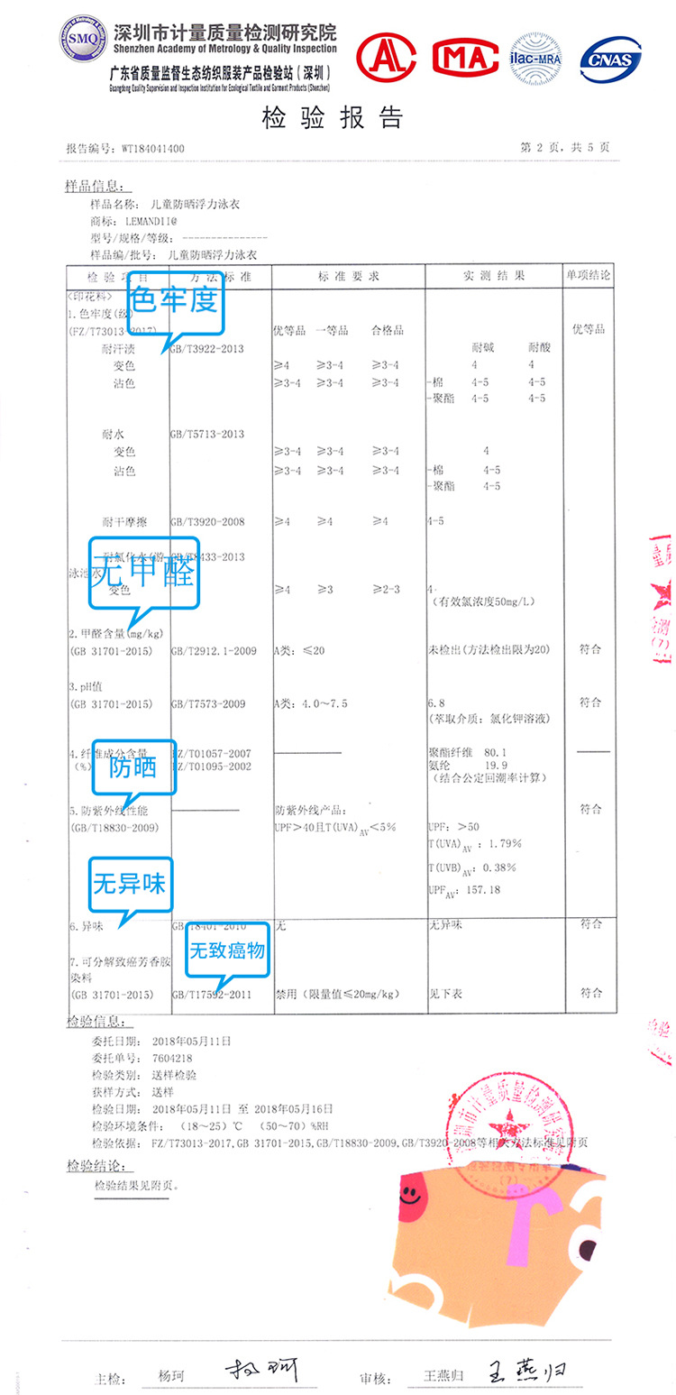 长袖质检报告-750